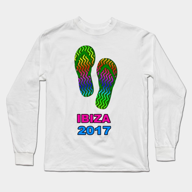 Ibiza 2017 Long Sleeve T-Shirt by Specialstace83